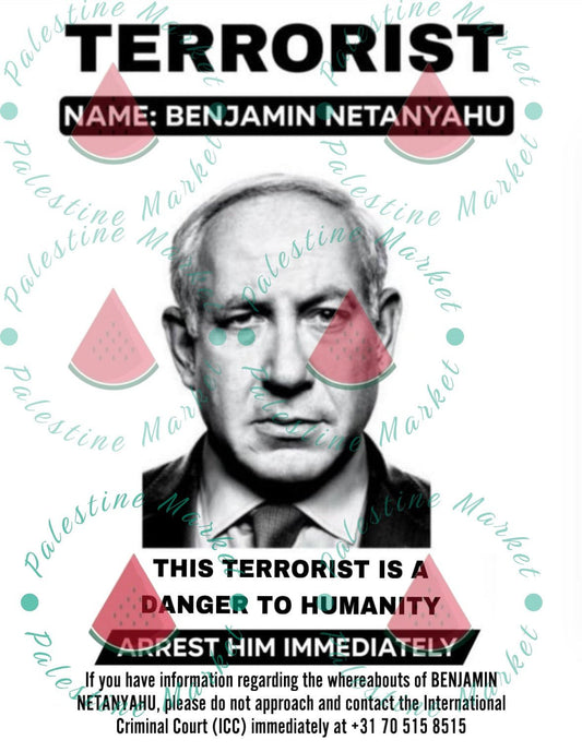 50 Netanyahu stickers - Palestine Market