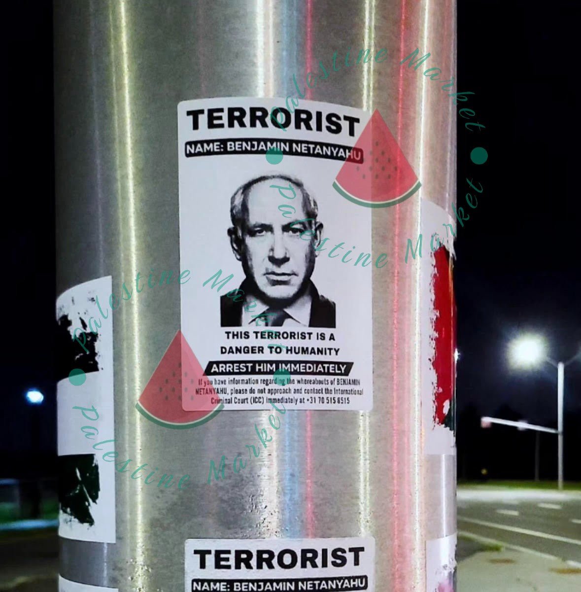 50 Netanyahu stickers - Palestine Market