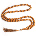 99 - Bead Wooden Tasbih with Tassel – Islamic Prayer Beads - Palestine Market