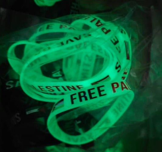 Glow in The Dark Free Palestine Bracelet - Palestine Market