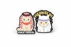 Hala Habibi & Meowslim Cat Enamel Pins - Palestine Market