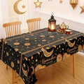 Ramadan Kareem Tablecloth – Black & Gold - Palestine Market