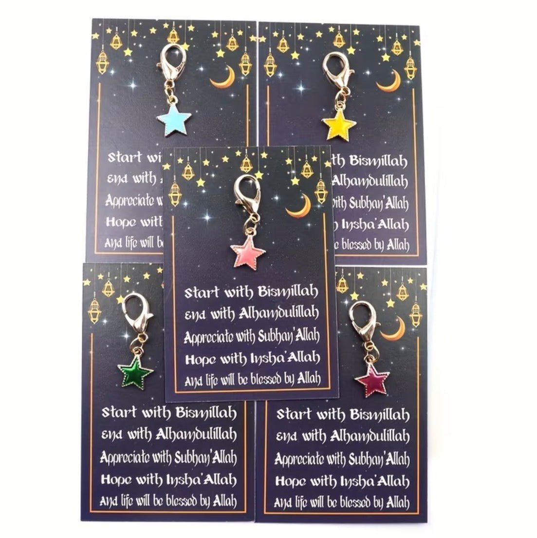 Ramadan Star Charm - Bismillah card - Palestine Market