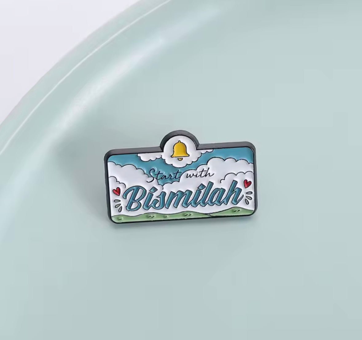 Start With Bismillah Pin - Palestine Market